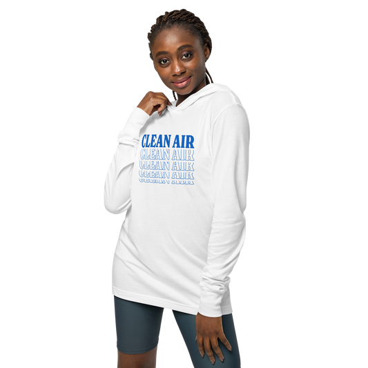 Clean Air Hooded Long-Sleeve Tee